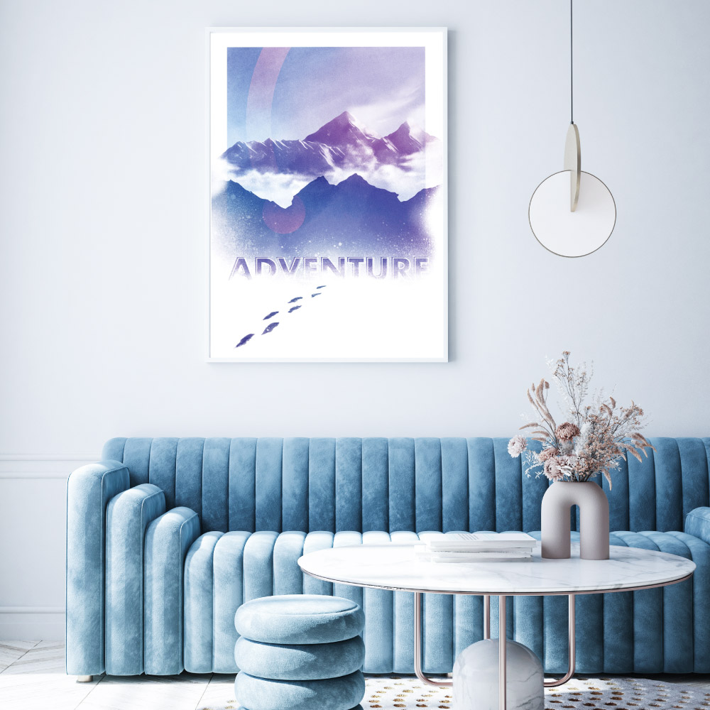 Plakat ADVENTURE 50x70 cm | Limitowana kolekcja